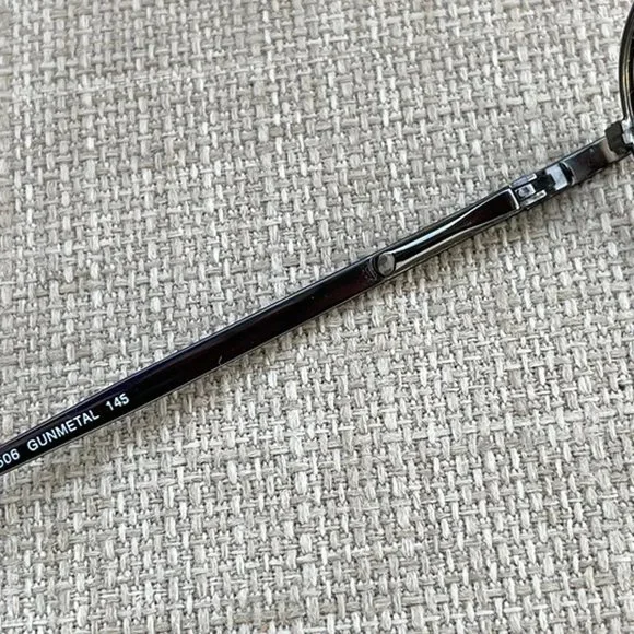 Timberland Men Eyeglasses Frame Gunmetal Tone Metal Glasses 145 P506 - Picture 8 of 12